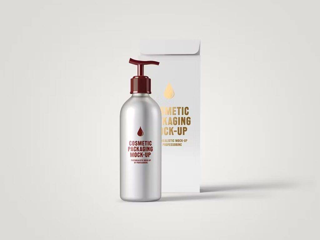 "cosmetic packaging mockups free"