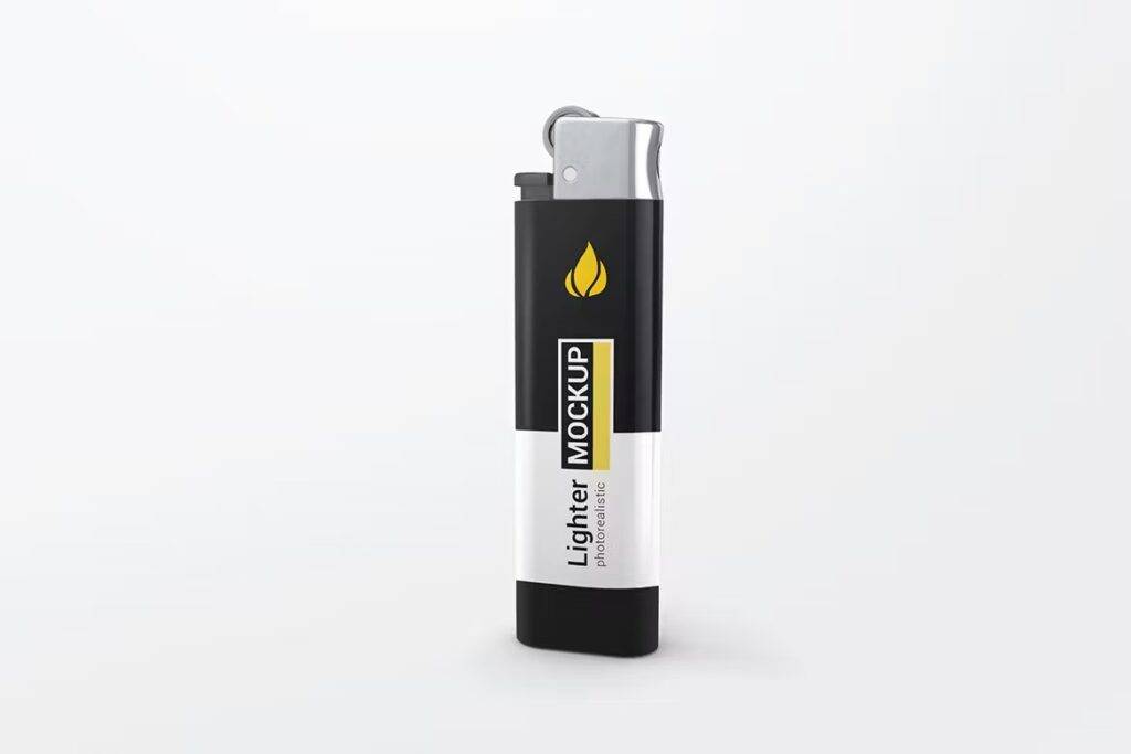 Lighter Mockup PSD Free