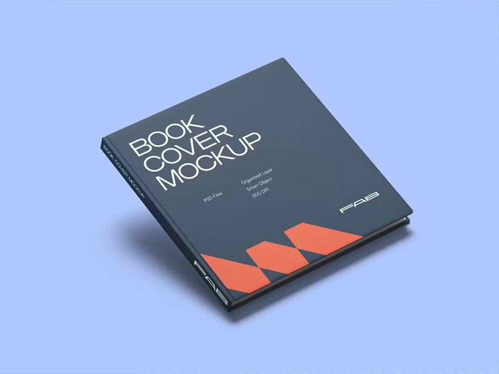 Free PSD File Book Mockup