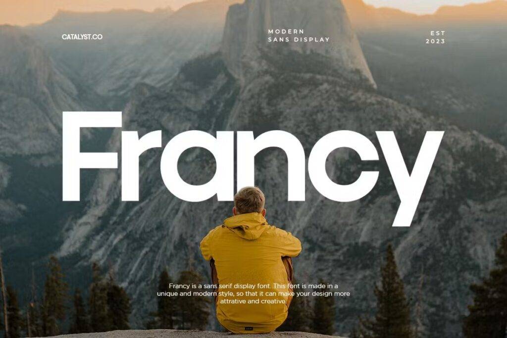 Best Francie ching Font Display