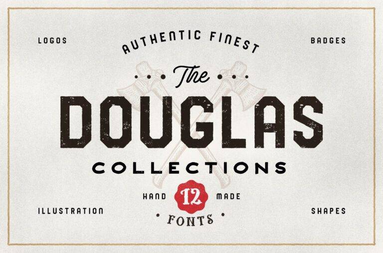 Douglas Collections font