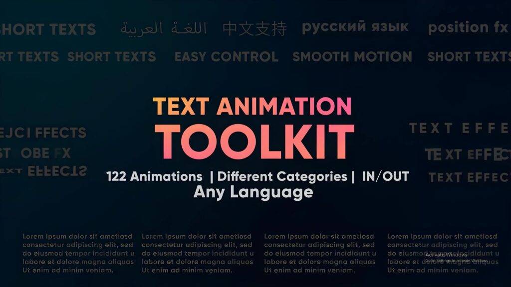 Text Animation Toolkit