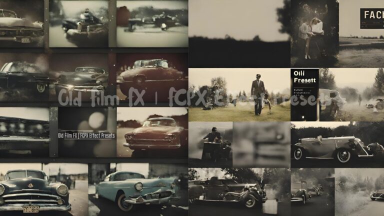 Old Film FX FCPX Effect Presets