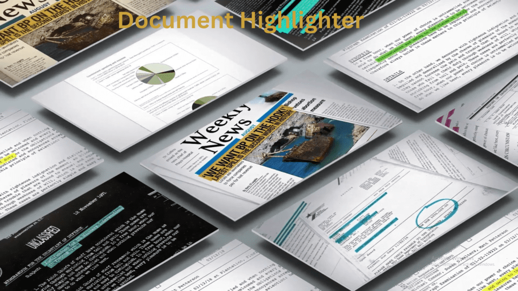 Document Highlighter After Effects Preset