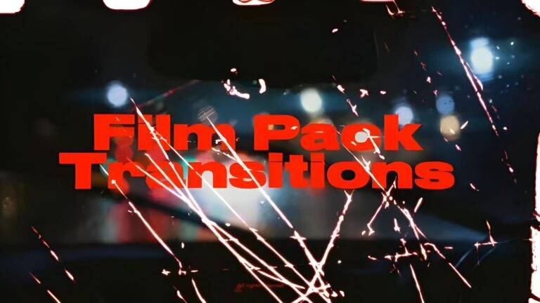 Film Burn Transition Free Pack