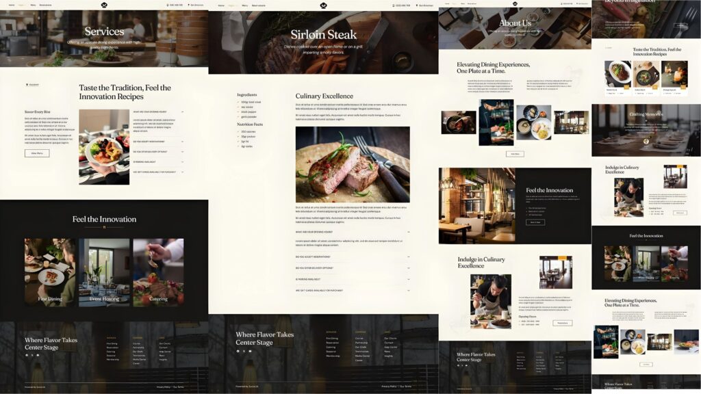 Bistro Restaurant & Catering Services Elementor Template Kit