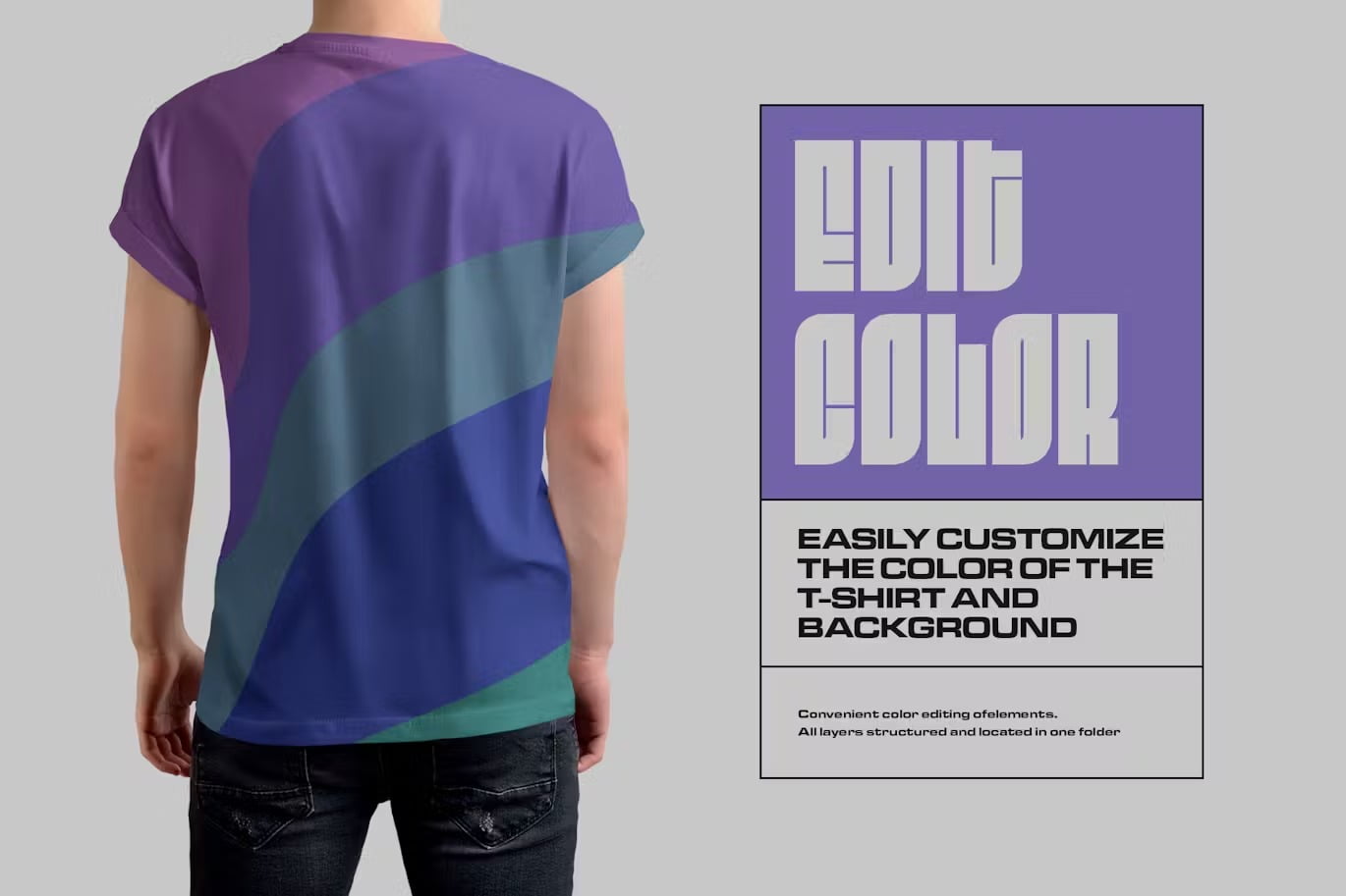"Mockups T-Shirts Front and Back View"