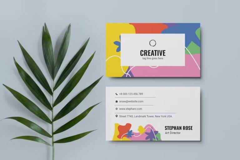 free business card mockup