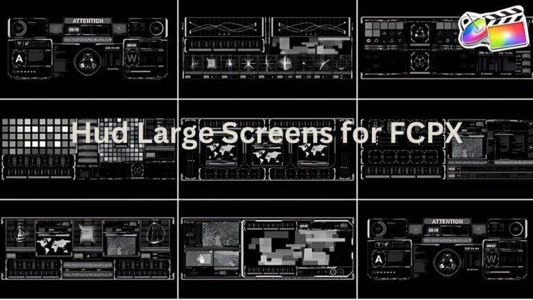 Hud Large Screens for FCPX