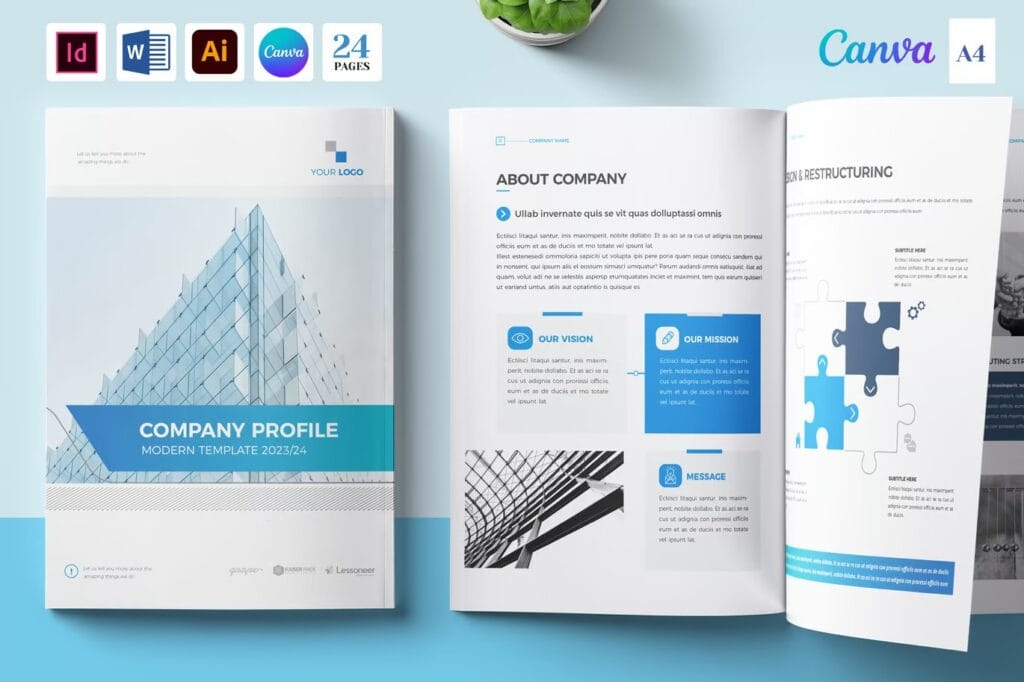 Brochure Template 24 Pages