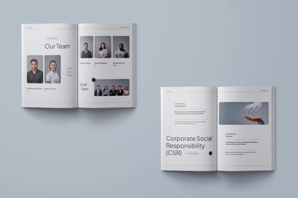 Minimalist Company Profile Template