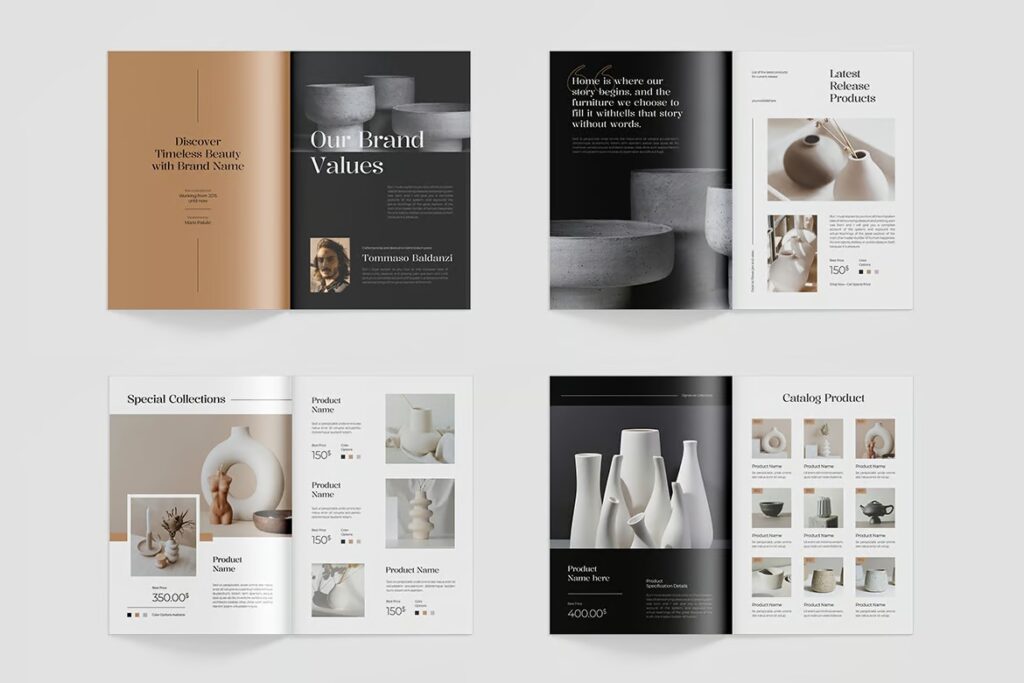 Catalog Templates, Brochure Design