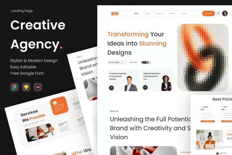 Creative Agency Landing Page