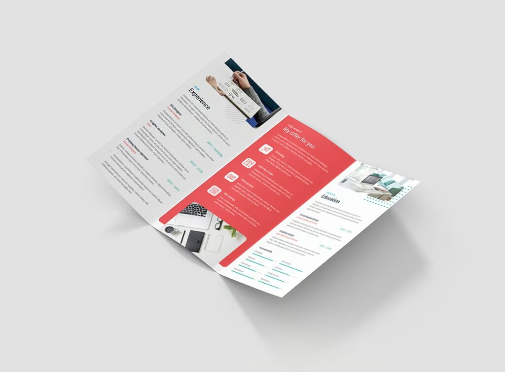 Resume Brochure Template